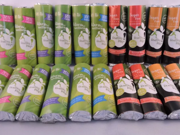 Caja de Chocolates saludables - Minibarritas X60